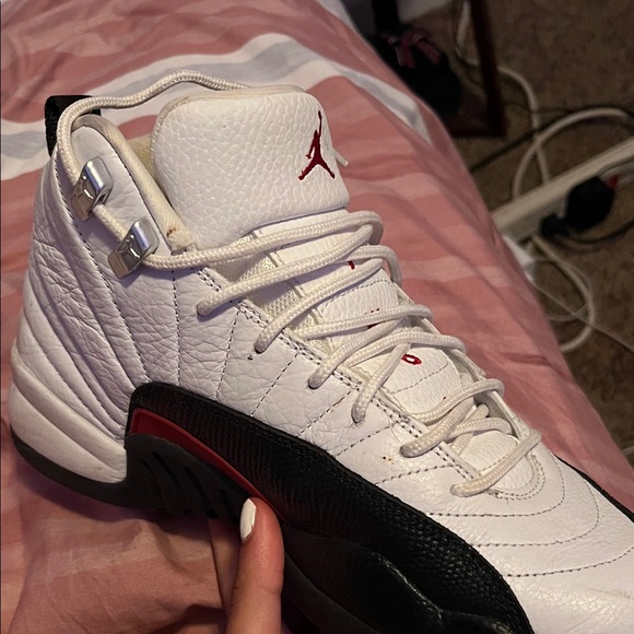 Jordan White and Black Sneakers